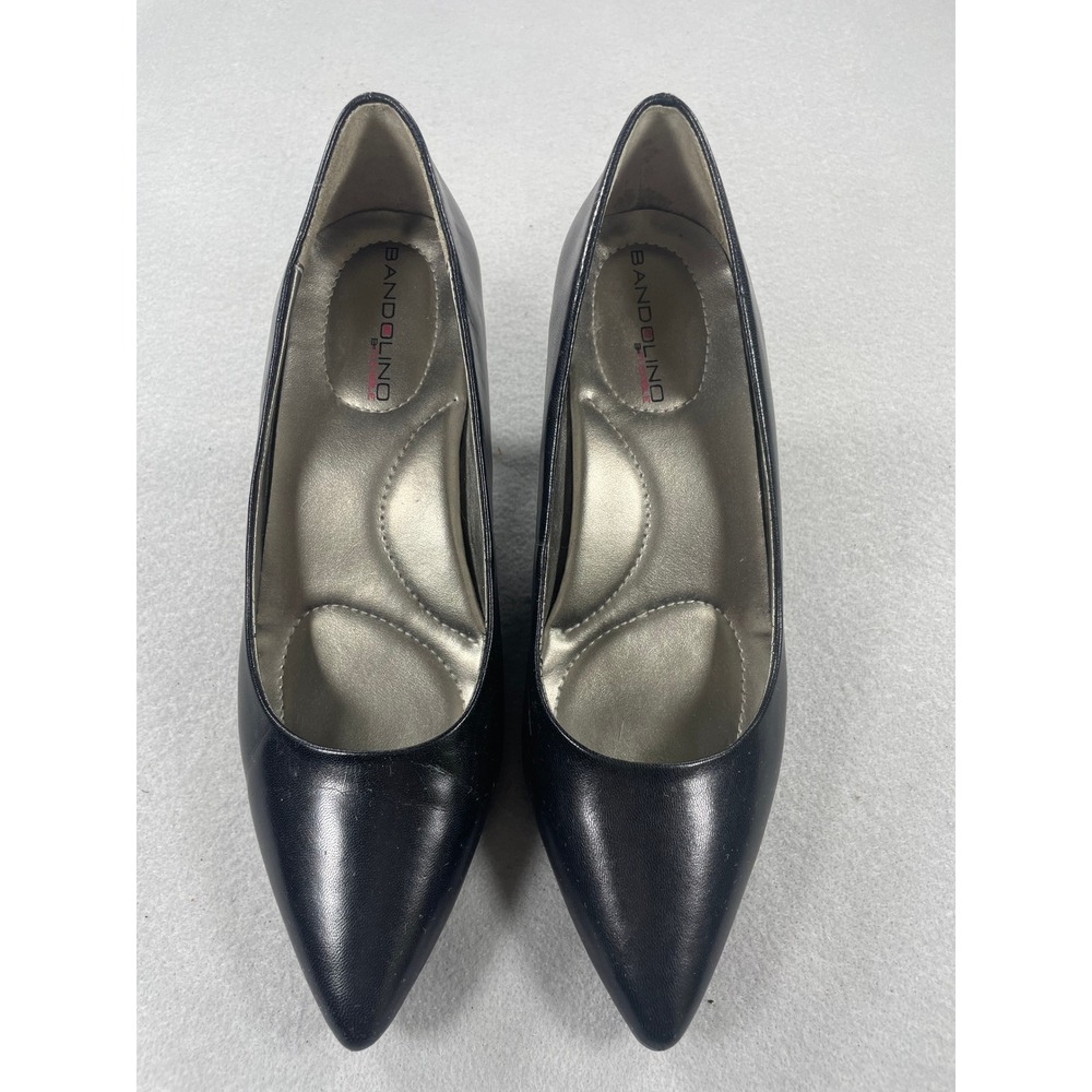 Bandolino B-Flexible‎ Black Leather Pumps 5.5M